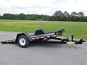 Watch how easily this scissor lift is loaded onto the Econoline 3-Ton Tilt! | Econoline Trailers Inc.