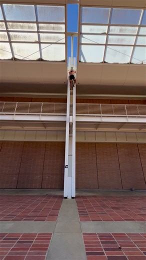 Someone asked how I get down so here it is. Same as up just slower 😬 | Mathieu Jang