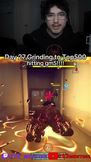 I Finally Hit Gm5 On Tank In Overwatch, IM SO HAPPY | Day 27 of Grinding to Top500