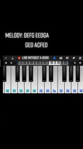 Line without a hook • Ricky montgomer • Perfect piano app • Easy tutorial