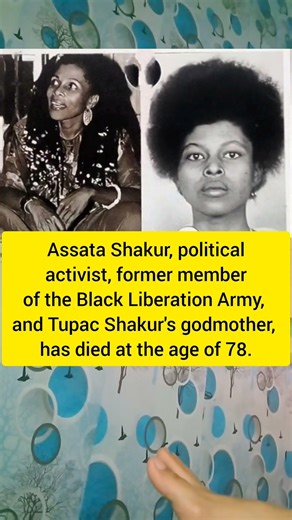 Assata Shakur, Black Liberation Army activist and Tupac's godmother, dies at 78 #assatashakur #tupac