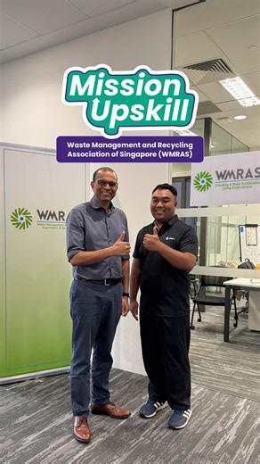 I’m on a mission to explore courses available on MySkillsFuture! Waste management is one of those little-known fields that is critical to our everyday life, and requires far more skills than you might think. Follow me Janil Puthucheary as I join the Waste Management & Recycling Association of Singapore (WMRAS) for a crash course on waste management. There's so much to learn! #SkillsFuture #LifelongLearning | SkillsFuture SG
