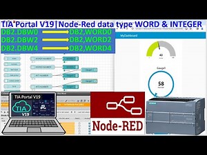 PLC S7-1200 connect data with Node-Red as WORD & INTEGER data type