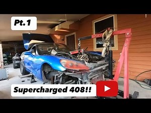 408 Stroker Build On My C6!!! ( Engine Removal)