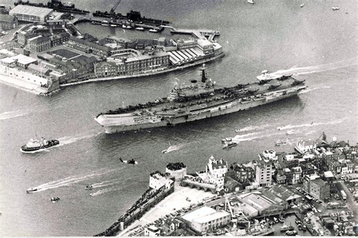 More unearthed pictures of the fascinating life and times of world's oldest aircraft carrier HMS Hermes