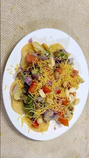 Papdi Chaat Recipe 🤤 | Street Style Chaat at Home #Shorts