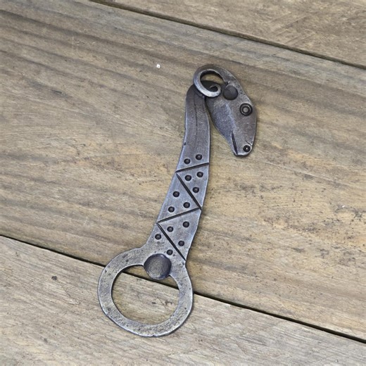 Forged Iron Ram Bottle Opener, Rustic Metal Beer Tool for Groomsmen Gift - Etsy
