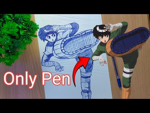 How to Draw Rocky from Anime | Step by Step Pen Tutorial for Beginners