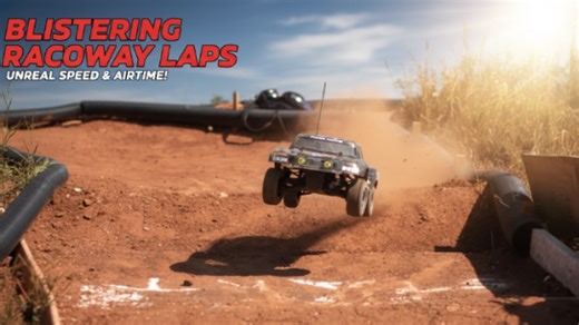 SC10RS vs Losi Mini 8ight | High-speed RC raceway battle