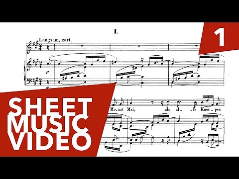 1. Dichterliebe - 'Im wünderschönen Monat Mai' - Schumann