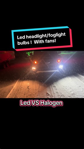 LED headlight/foglights WITH fans. I’ve tried many without. And they all fail within 1-3 months. Fans are a must! #led #foglights #headlights #carled #holidayhaul