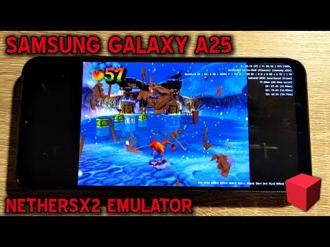 Galaxy A25 / Exynos 1280 - Crash Bandicoot TWOC / PES 6 - NetherSX2 v2.2n-3668 - Test