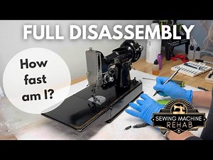 Vintage Singer Featherweight Taken to Pieces | Full Restoration Prep