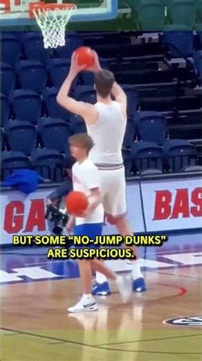 Dunking Without Jumping Is Crazy 😳