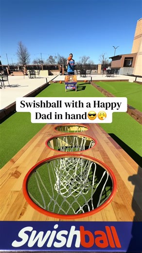 The only thing better than Swishball is pairing it with a Happy Dad #happydad #fullsend #asmr #basketball #nba