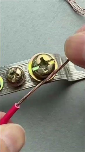 Secure Way to Attach Copper Wire to Metal Strip with Screws