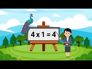 Learn Table of 4 for Kids | Easy Multiplication Tutorial
