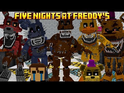 THIS MINECRAFT FNAF 4 ADDON IS INSANE! (Treblox's FNAF 4 Mod Showcase)