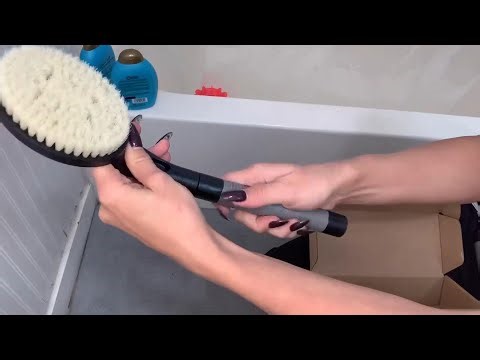 BTideas 21.7” Detachable Back Scrubber for Shower | Anti-Slip Long Handle Bath Brush