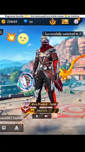 Playing 1v4 💥😭 in pc with Ragnarok 😱🌝 bundle wait for the end @HARSHA_YT05