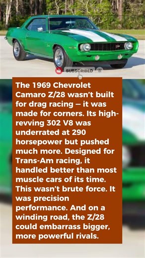 The Camaro Built to Beat the Mustang — 1969 Z/28