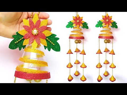 🎅MARAVILLOSA CAMPANA NAVIDEÑA de BOTELLA PLÁSTICA🎅FANTÁSTICAS Manualidades NAVIDEÑAS con BOTELLAS
