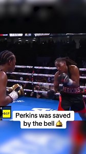 Claressa was 🤏 close to the knockout win 👊 #ShieldsPerkins (via @daznboxing)#claressashields #knockout #knockdown #heavyweight #boxing | All the Smoke Boxing