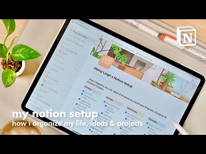 My Notion Setup + Templates | ORGANIZING My Life as a Software Engineer, Designer & Content Creator!