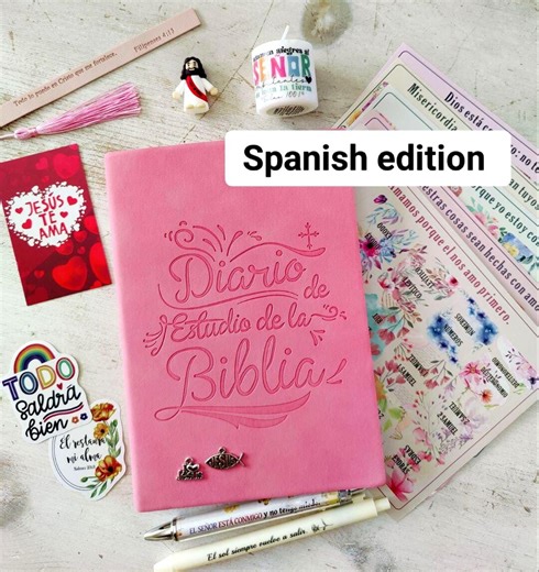 Spanish Bible Study Gift Set/spanish Bible Study Journal Gift Box/faith Journal in Spanish With Christian Accessories/all Content in Spanish - Etsy