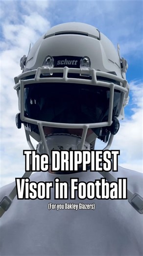 🔥 The DRIPPIEST Visor in Football ‼️🏈💧 #fyp #shorts