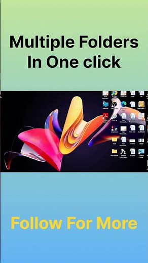 📂 Create as many folders as you want instantly using Notepad. #tutorial #windows10 #softwarehacks
