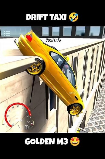 DRIFT TAXI 🤣 | GOLDEN BMW M3 🤩 | CAR PARKING MULTIPLAYER