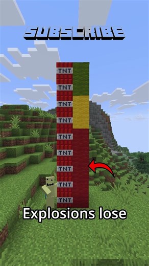 How TNT Actually Works in Minecraft #minecraft #shorts