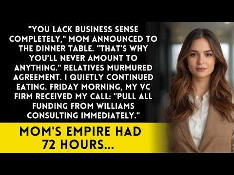 Mom Said 'You Lack Business Sense' - I'm The Venture Capital Behind Her Success