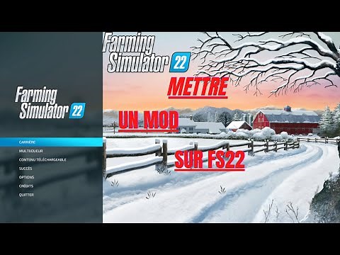TUTO comment télécharger un mods fs22 /internet/jeux