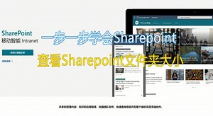 一步一步学会Sharepoint-查看文件夹大小