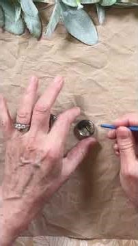 How to paint a ladybug on a Dollar Tree gem