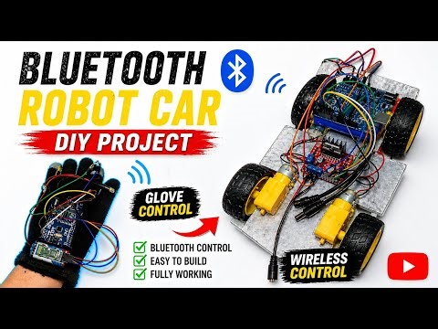 GESTURE CONTROL CAR (@electrowidelab)