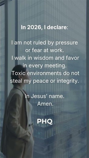 2026 Declarations for Work | #Prayer #Corporate