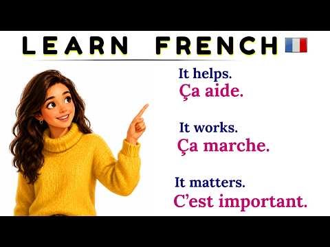 40+ Common French Phrases You’ll Need for Everyday Conversations | Learn French | Easy French