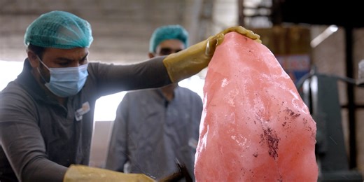 Inside Pakistan's dangerous Himalayan pink salt mines