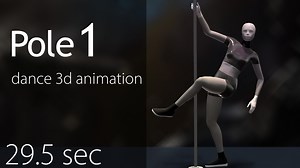dance: Pole 1 - animation loop. FBX   UE asset files ## poledance acrobatic pole dance