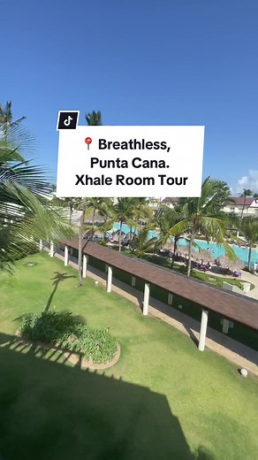 Breathless Punta Cana Resort and Spa; May 2024. • Xhale Club Jr Suite Pool View King Bed Room. • #breathlesspuntacana #puntacana #breathless #travel #tropical #xhaleclub #roomtour #dominicanrepublic #xhale #poolview #suite #puj #fyp #transition