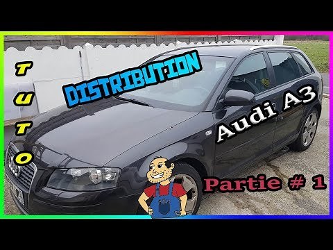 Remplacer la Distribution Audi A3 sportback 2l tdi 140cv Partie#1 de A a Z