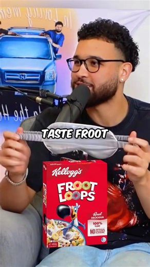 Peyton Taste Fruit Loops Challenge 😂