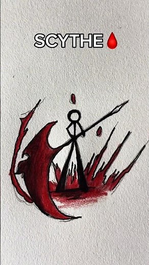 How to draw stickman with weapon and element power