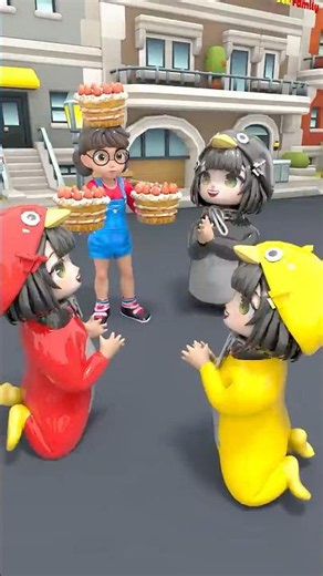 The Gugugaga pack asked Tani for bread.#gugugaga #tani #shorts #funnyvideo