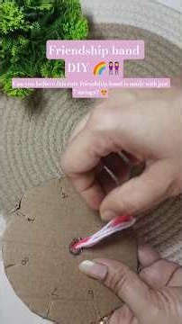 Easy 7-String Friendship Band Tutorial 🩷🤍 | Handmade DIY Bracelet | Friendship Day Craft