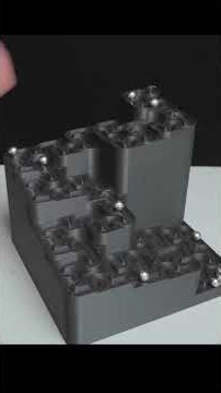 Hilbert Curve Marble Run #3dprinting